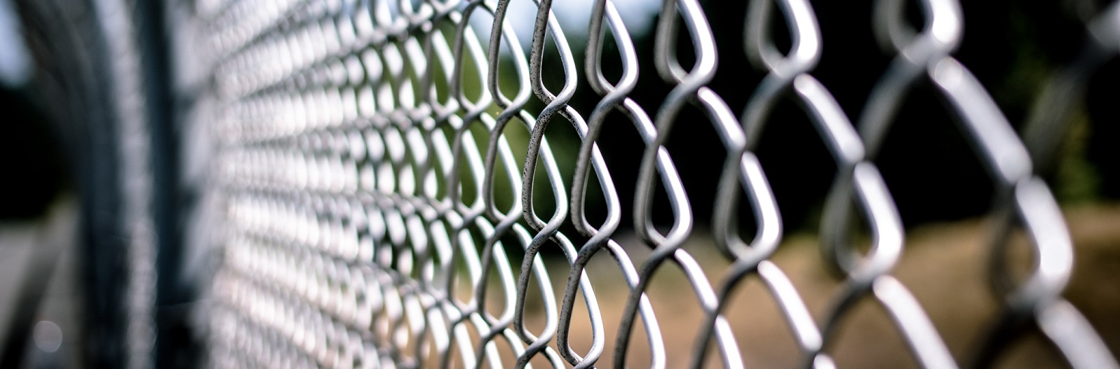 Chain Wire Fencing Close Up