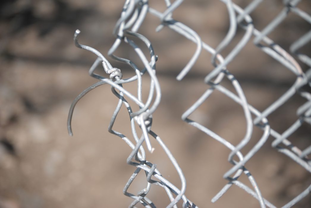 Damaged Chain Wire Fence