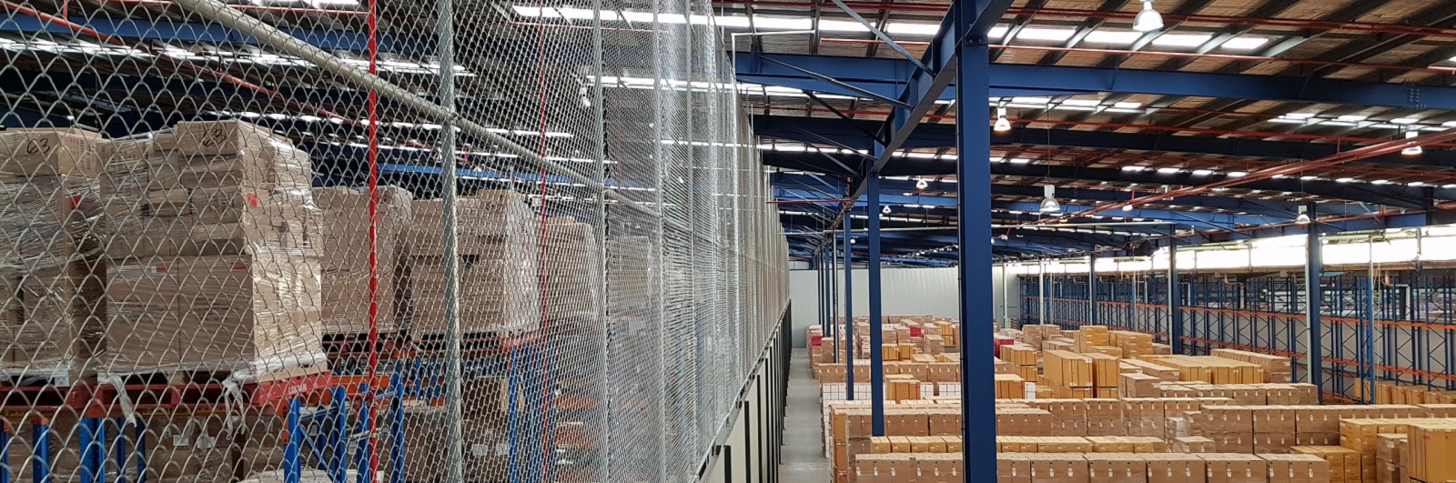 Chain Link Warehouse Partition