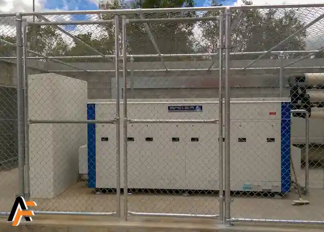 Industrial security cage designed to enclose equipment in brisbane