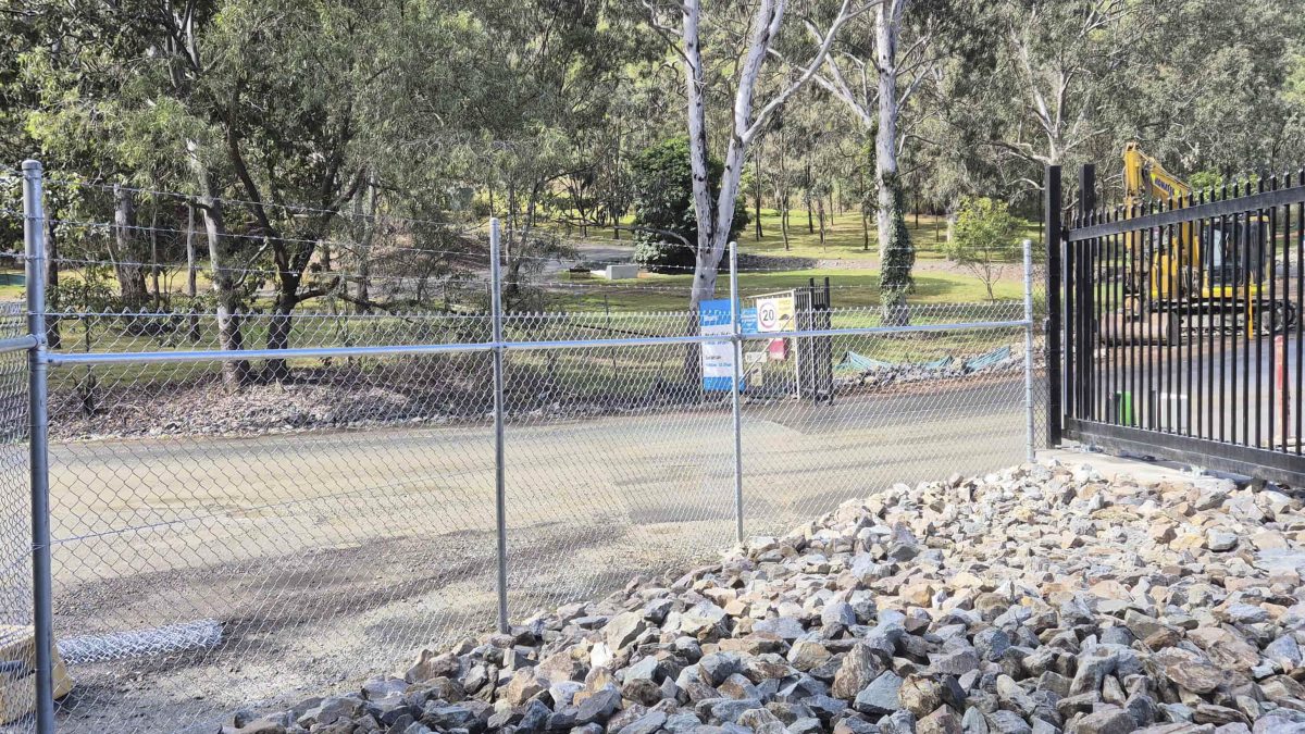 security fencing installed as boundary fencing on the gold coast by apollo fencing
